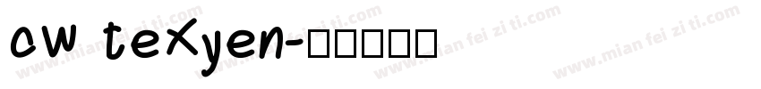 cw teXyen字体转换